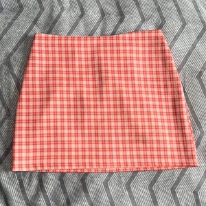 Urban Outfitters plaid mini skirt